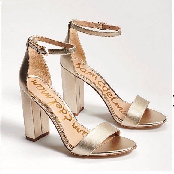 Sam Edelman Shoes - Sam Edelman Yaro gold heels